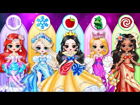 What's the BEST Prom Fashion for Disney Princess | Best DIY Fashion Paper Dolls