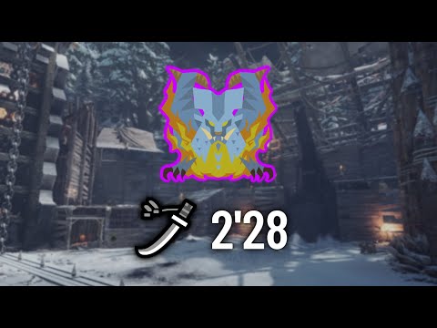 MHW: Iceborne - "The Cold Never Bothered Me" 2'28 Aerial LongSword