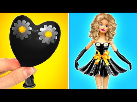 Halloween Outfit For Barbie 🖤 Best Doll Clothes and Accessories