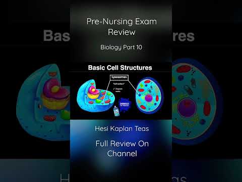 Pre-Nursing Exam Review| Biology Part 10