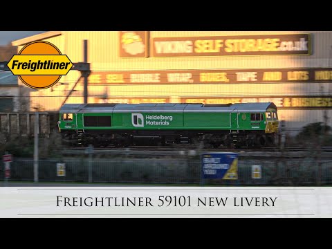 Freightliner 59101 through Newbury Racecourse 05/12/2023