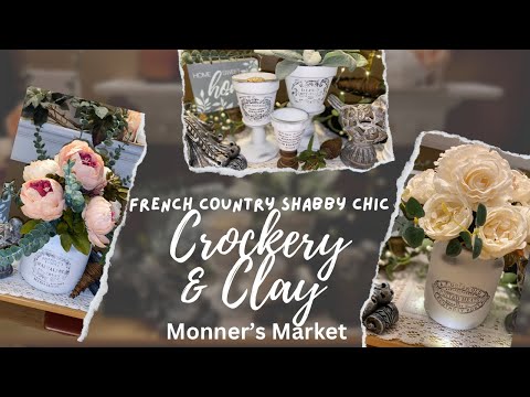 French Country Shabby Chic Crockery and Clay#monnersmarket #shabbychic #crockery TEMU AMAZING FINDS