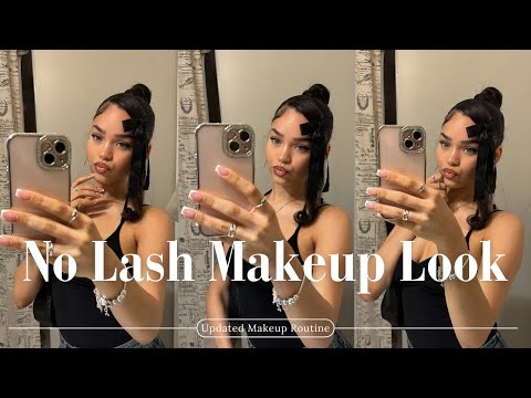 NO LASH MAKEUP TUTORIAL || My Updated Makeup Routine || Drugstore Products