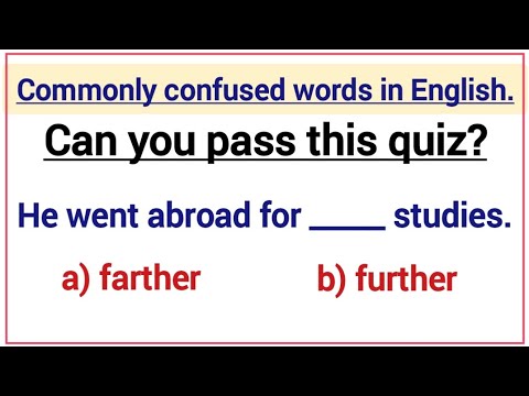 English Grammar Test ✍️ Commonly confused words in English Grammar.