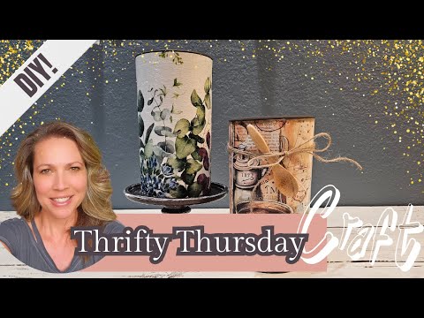 🤯 😱You Won't Believe How I Made These!! Gorgeous Upcycled Home Decor!