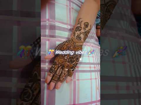 Wedding Mehendi #mehendibyfatema #shorts #wedding #youtubeshorts