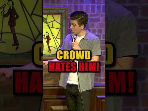 Crowd HATES Him. #standupcomedy #standup #crowdwork #marriage