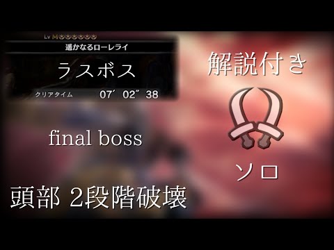 【MHWIB】アン・イシュワルダ 双剣ソロ  解説付き　頭破壊/ Shara lshvalda Dual Blades solo ラスボス 天地煌啼龙【モンスターハンターワールドアイスボーン】