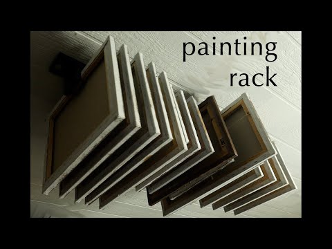 Rack for Storing Paintings - easy to make