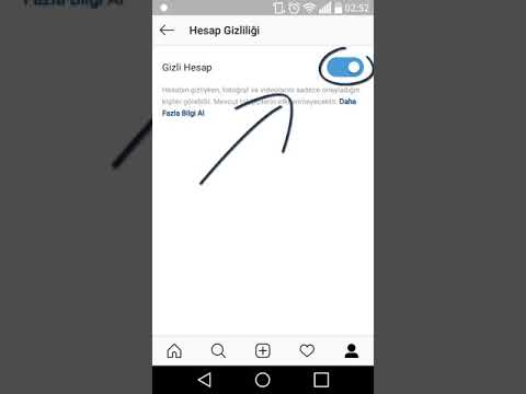 İnstagram Hesabını Herkese Açık Yapmak /Telefondan /2019 /Hesap Gizliliği