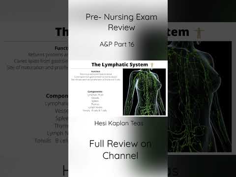 Pre-Nursing Exam Review | Anatomy & Physiology Part 16