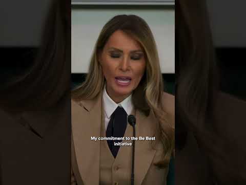 First lady Melania Trump calls on Congress to pass 'Take It Down Act,' protect children