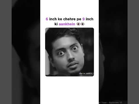 6 inch ke chehre pe 9 inch ki aankhein 😂 #funny #podcast #chaaryaar #comedy #indianstandupcomedian