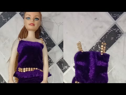 Diy Barbie dress making