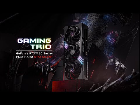 GeForce RTX™ 50 GAMING TRIO Series - Play Hard, Stay Silent | MSI