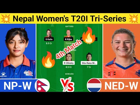 NP-W vs NED-W Dream11 Prediction | NP-W vs NED-W Dream11 Team | np-w vs ned-w today t20i match l