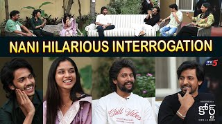 Nani Hilarious Interrogation with Court Movie Team | Priyadarshi,Harsh Roshan, Sridevi | TV5 ENT