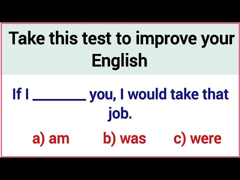 English Grammar Test ✍️ Take this English test to practice and improve your English.