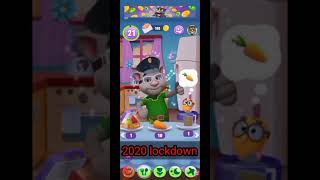 lockdown 2020 vs 2021|2020 vs 2021|lockdown video cartoon|lockdown|talking tom and friends|