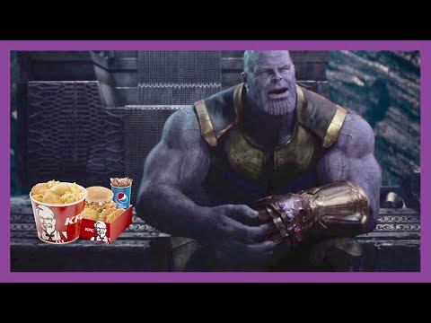 (ASMR) Thanos talks to you about his plans, but he's on a lunch break with some fresh KFC.