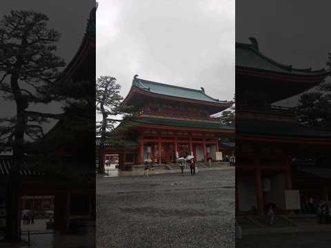 雨の平安神宮 京都