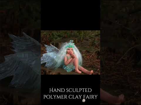 Sparkle Fairy #fairy #polymerclay #artist #art #ellenfaeforest #sculpting #shorts #short #doll #ooak