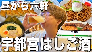 【宇都宮はしご酒】居酒屋で昼から６軒はしご酒！餃子に焼きそば、絶品グルメで最高のせんべろ飲み旅行！