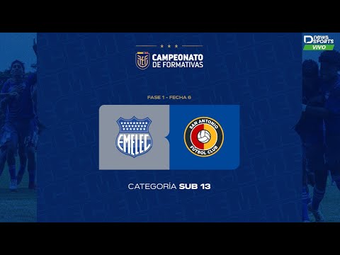 EMELEC VS SAN ANTONIO CAMPEONATO NACIONAL FORMATIVAS 2024 SUB 13 FECHA 6 Narración En Vivo #90Min…