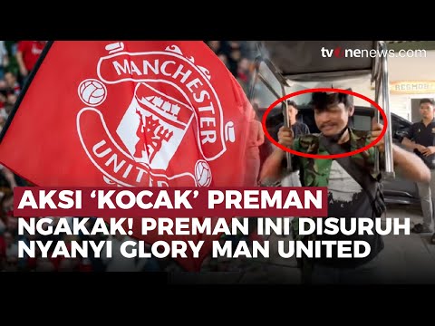 Preman Palak Sopir Truk Diciduk Polisi, Disuruh Nyanyi 'Glory Man United' | OneNews Update