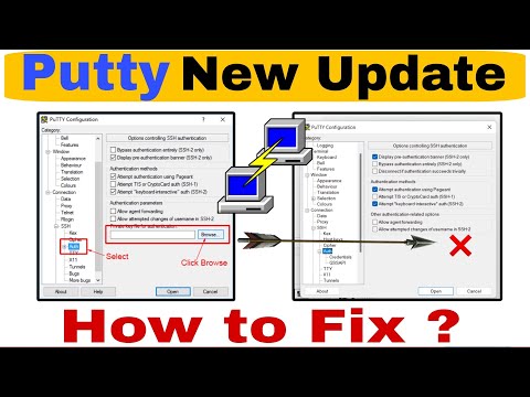 Browse Option Not Showing in SSH of Putty | Putty ssh Browse feature Problem | Putty New Version