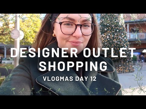 COME SHOPPING WITH ME - DESIGNER OUTLET HAUL - VLOGMAS DAY 12 | PetiteElliee