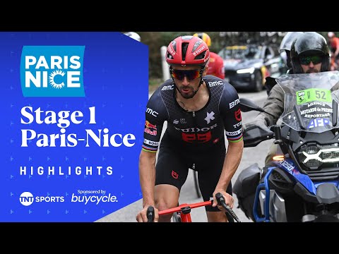 OFF TO A FLYER! 💨 | Men's Stage 1 Paris-Nice 2025 Race Highlights | TNT Sports Cycling