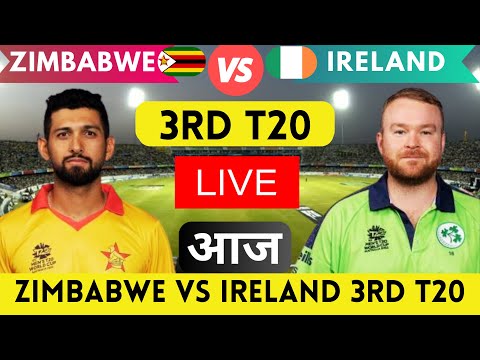 Zimbabwe vs Ireland 3rd T20 Match live | ZIM VS IRE live match | Ireland vs zimbabwe live match