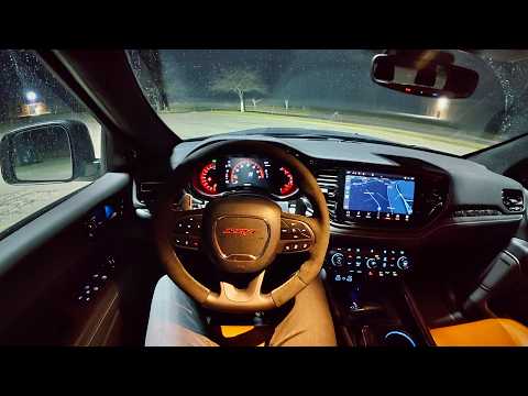 2025 Durango SRT Hellcat Brass Monkey Edition- POV Driving Impressions (Night)