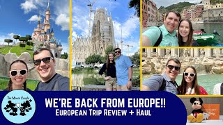 Full European Trip Review + Haul | Disneyland Paris | Adventures by Disney | Disney Cruise Line