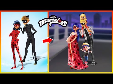 Miraculous: Ladybug And Catnoir Get Married And Have Baby - Miraculous Transformation