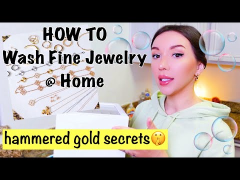 Vlogmas 2023: How To Wash Fine Jewelry (Hammered Gold) Van Cleef, Cartier, David Yurman Collection