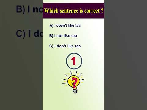 Which sentence is correct Part II  #youtubeshort   #viralshort   #short