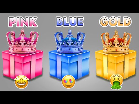 The Ultimate Gift 🎁 Choose Your Gift...! Pink, Blue or Gold 💗💙⭐️ How Lucky Are You? Quizzone