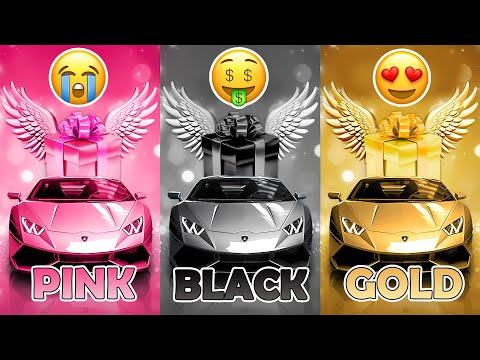 Choose Your Gift! 🎁 Pink, Black or Gold 💗🖤⭐️ How Lucky Are You? 😱 Quizzone