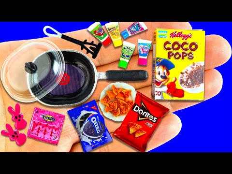 28 DIY miniature Food and Kitchen Utensils | Realistic Hacks and Crafts !!!