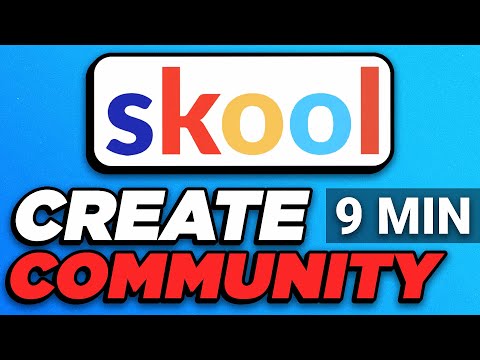 How To Start a Skool Community in 9 Minutes! | skool.com Tutorial for Beginners (2025)