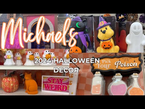 NEW 2024 Michaels HALLOWEEN HOME DECOR- 2024 Halloween Decor, Halloween Decorating Ideas,CODE ORANGE