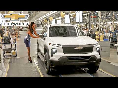 How the electric Chevy Silverado EV is Produced – GM Factory Zero, Michigan