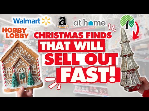 Buy these *NOW* for Holiday DIYs & Decor before they SELL OUT! | HUGE Christmas Decor + Craft Haul