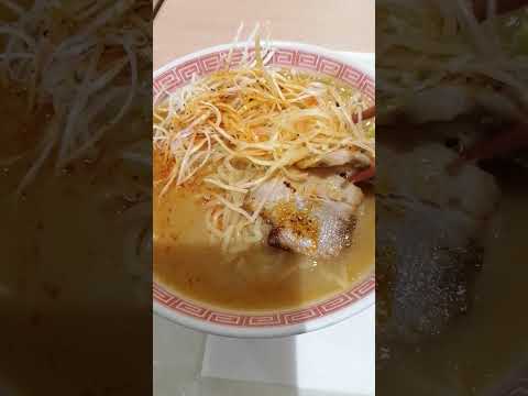 サラリーマンが、幸楽苑ねぎ味噌ラーメンと餃子を食べただけの動画　週末一人外食