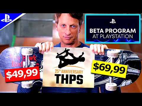 🔥NEW [PLAYSTATION BETA PROGRAM] TONY HAWK'S Pro Skater 3+4 Remaster for consoles and PC. Get Ready!