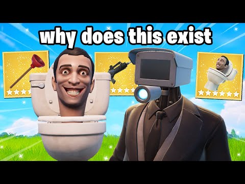 The *SKIBIDI TOILET* Challenge in Fortnite