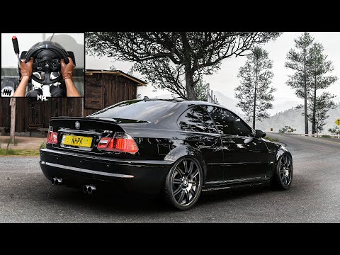 900HP BMW M3 E46 | Forza Horizon 5 | Steering Wheel Gameplay