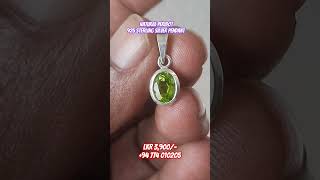 #silverjewllery #silver #pendant #charm #naturalgemstones #peridot  #srilankagemstones